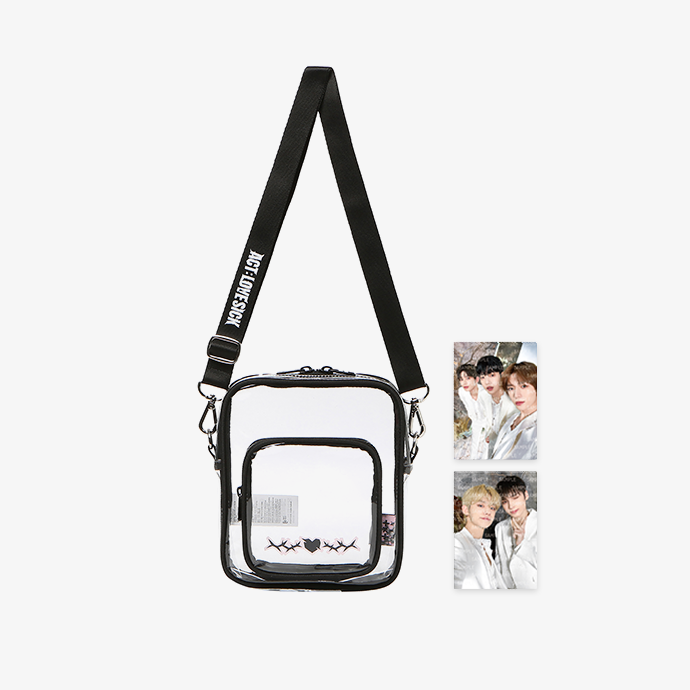 TXT ACT:LOVESICK Clear Cross Bag (clear)