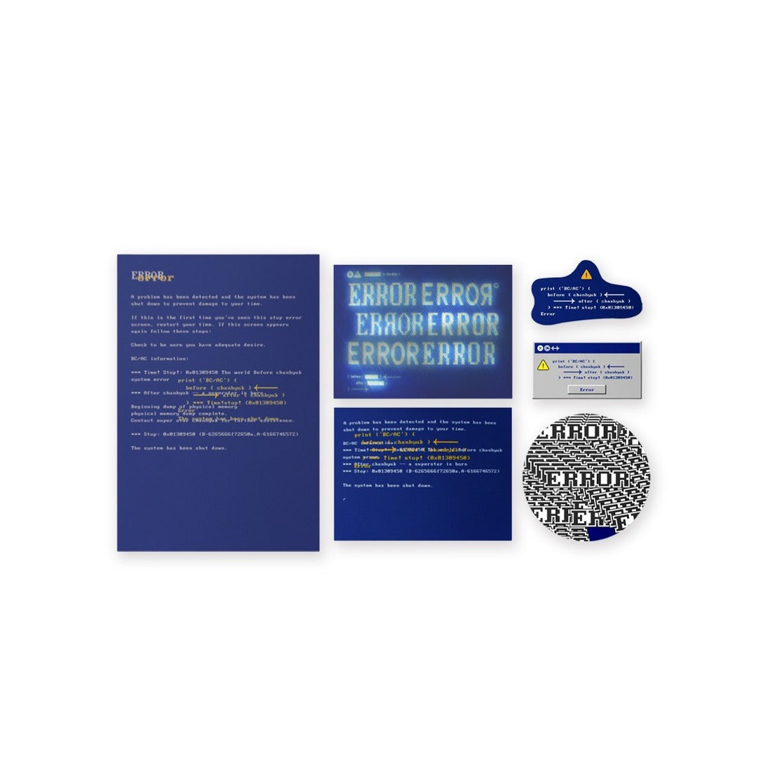AKMU CHANHYUK ERROR Bucket List Note + Sticker Set