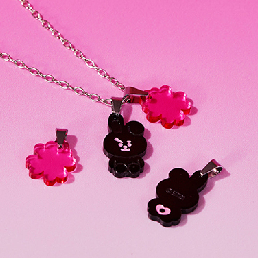 BT21 LUCKY COOKY Acrylic Charm Black Edition