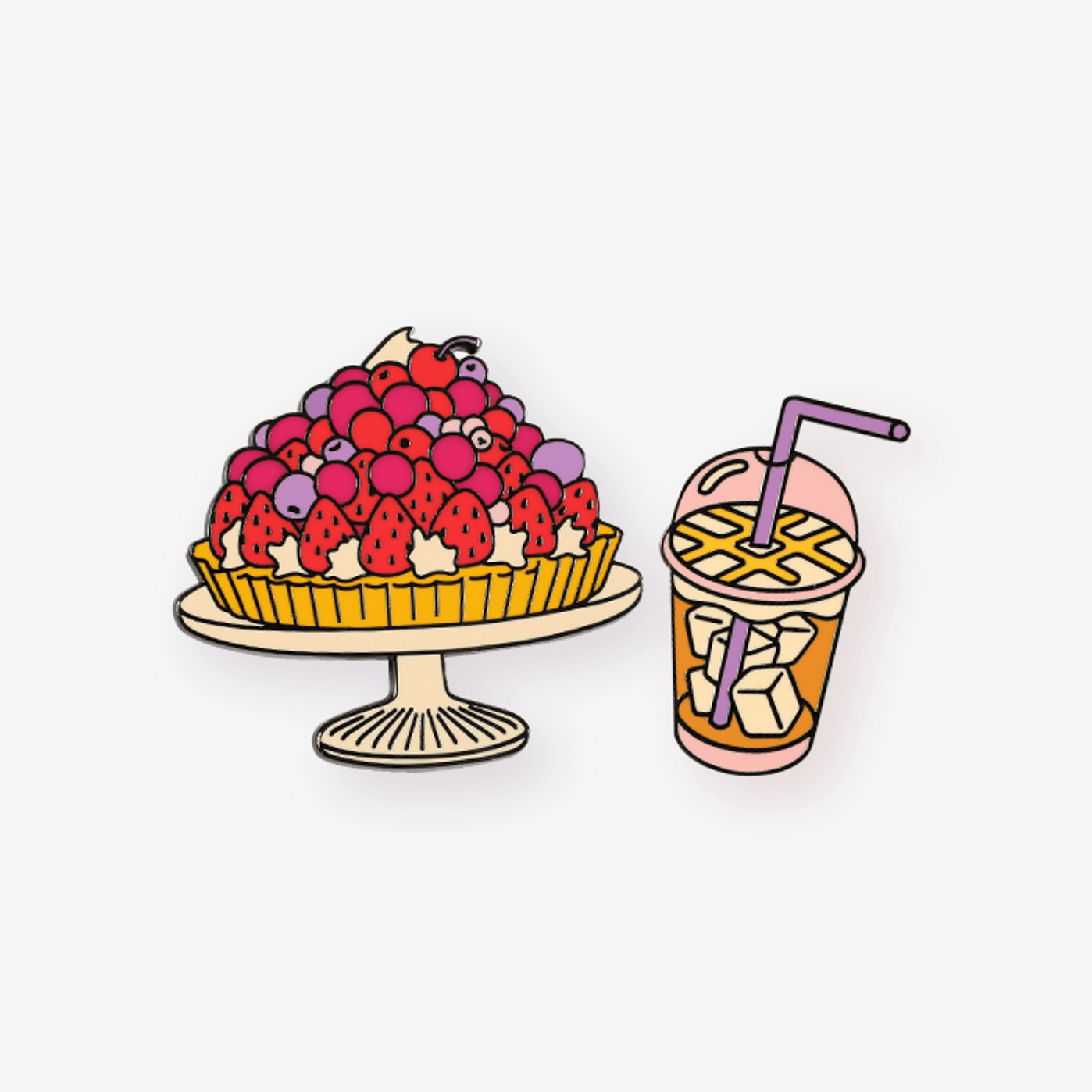 TXT Taehyun's Bake Shop Badge Set
