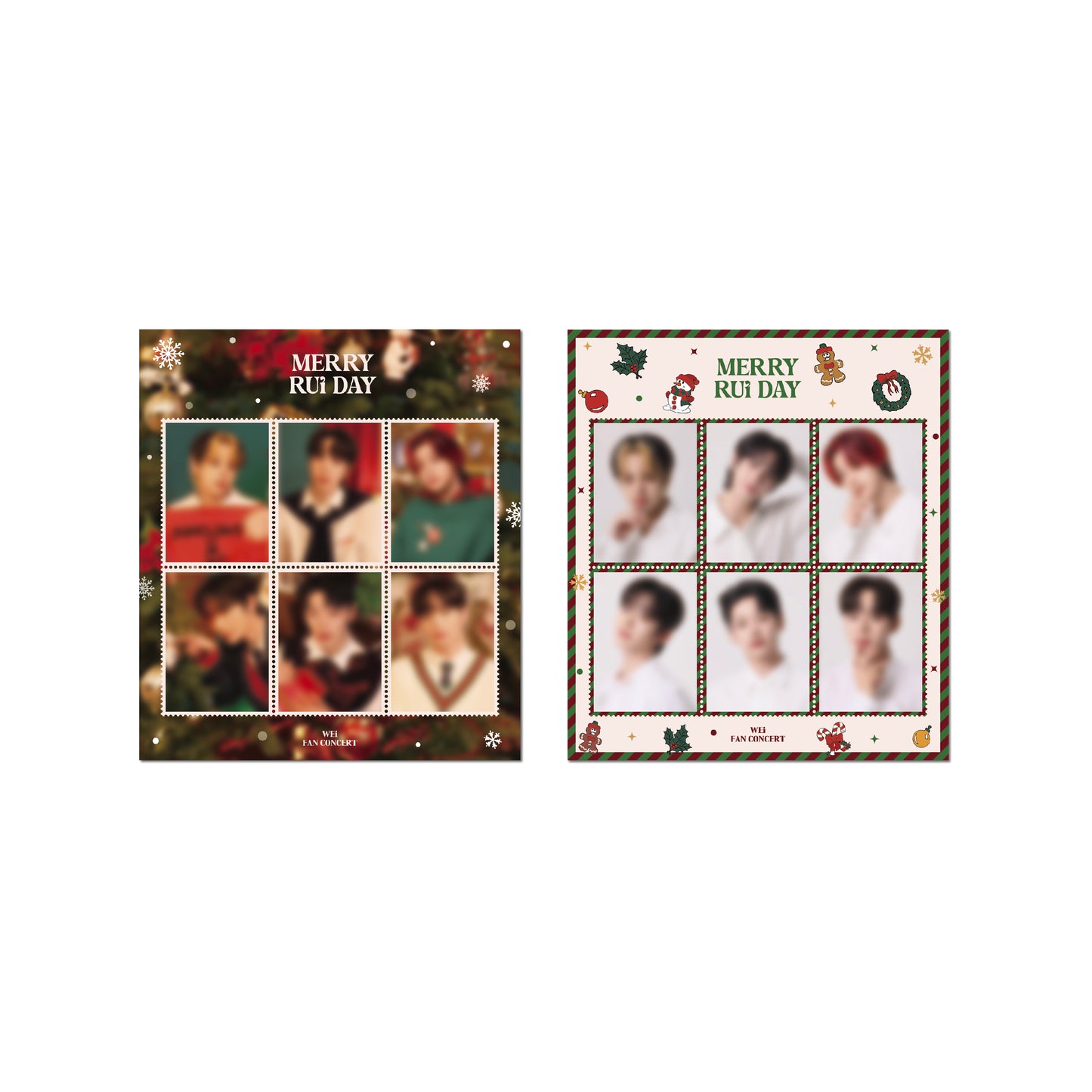 WEi MERRY RUi DAY Seal Sticker Set
