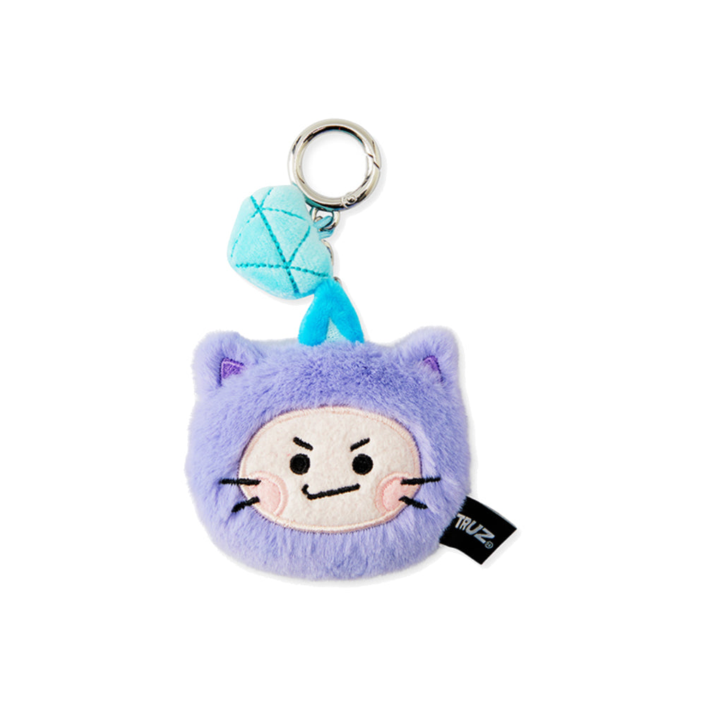 TRUZ Flatfur Diamond Face Back Charm Plush