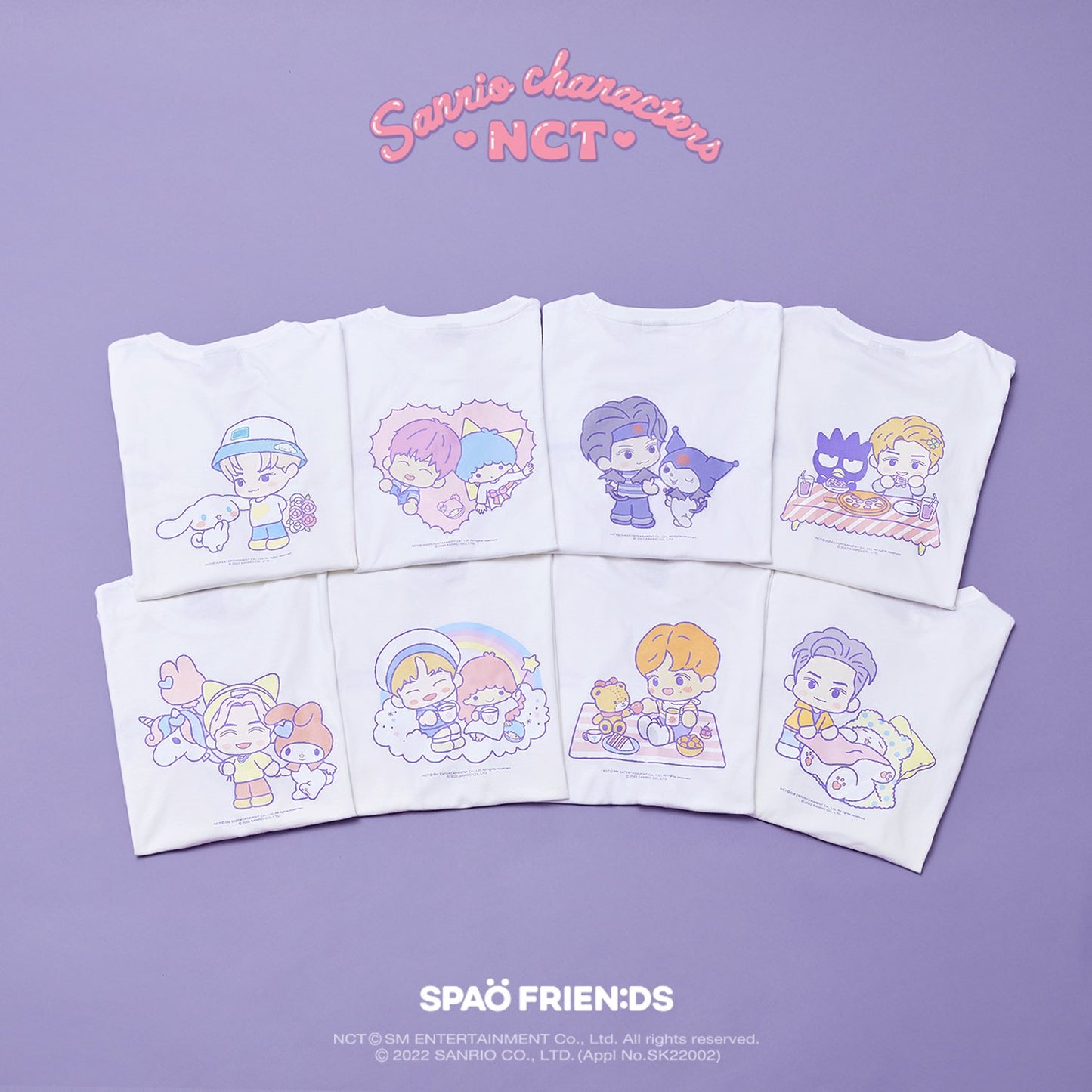 (RESTOCK) NCT X SANRIO Character T-Shirt