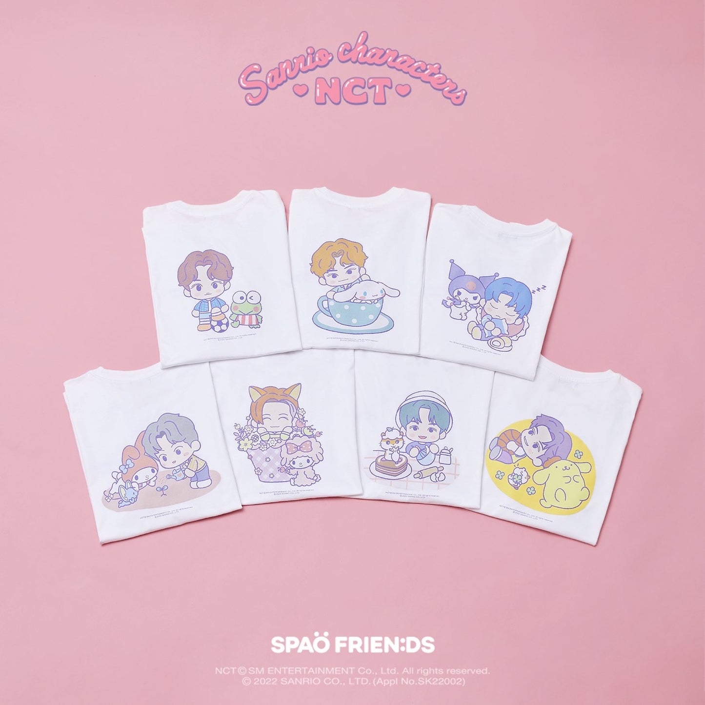 (RESTOCK) NCT X SANRIO Character T-Shirt