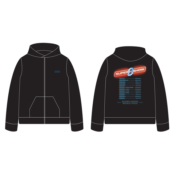 SUPER JUNIOR Super Show 8 Zip-Up Hoodie