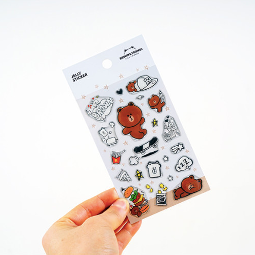 BROWNFRIENDS Jelly Sticker