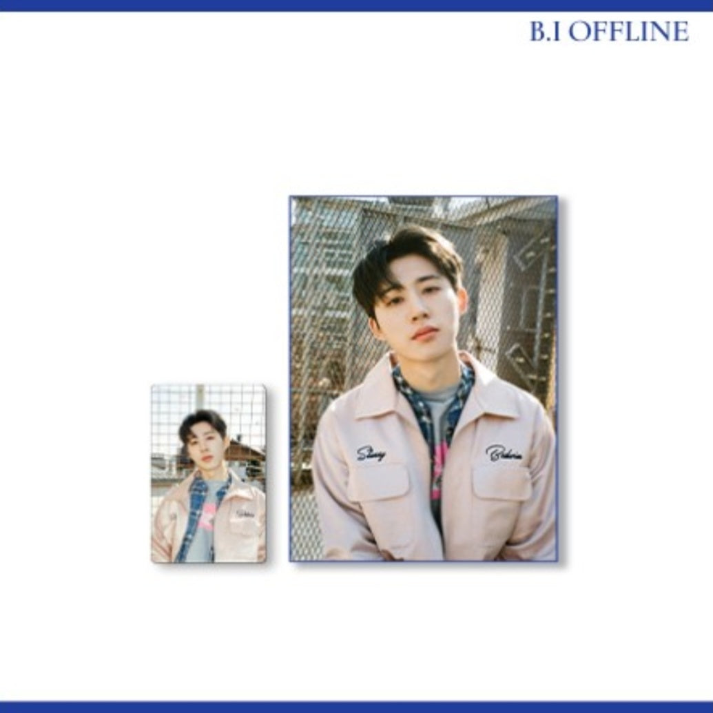 B.I 1st Fan Meeting B.I OFFLINE Fabric Poster + Photocard Set