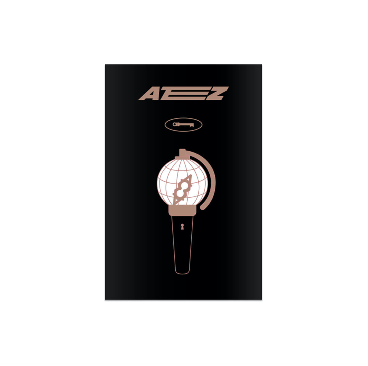 ATEEZ Official Lightstick Case Accessory Metal Badge