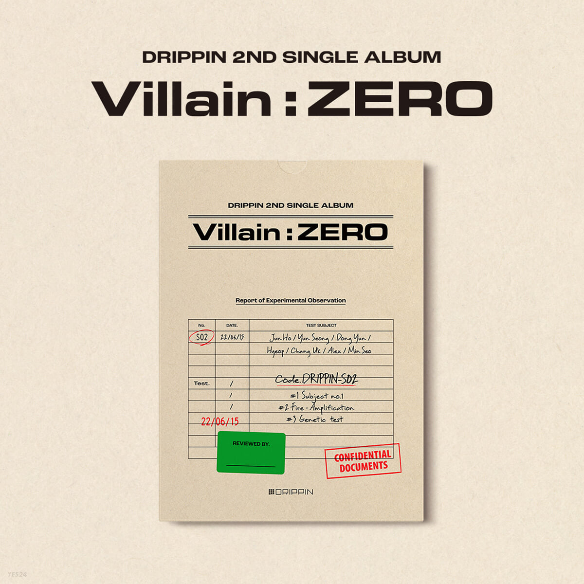 DRIPPIN 2nd Single Album : Villain : ZERO