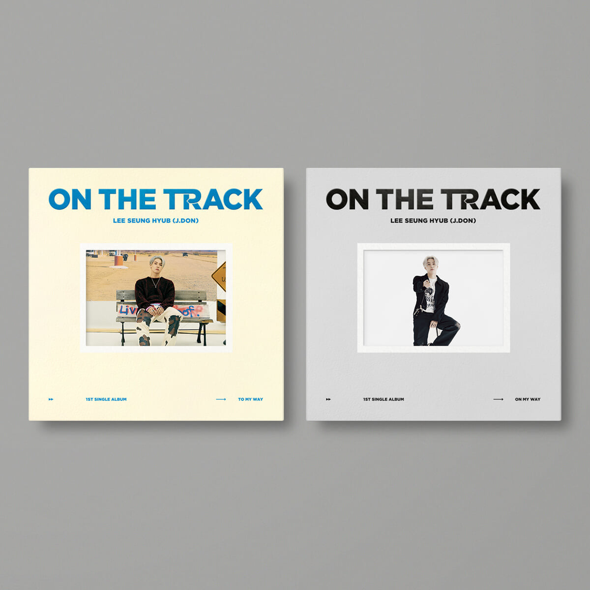 N.FLYING J.DON 1st Single Album : ON THE TRACK (Random Ver)
