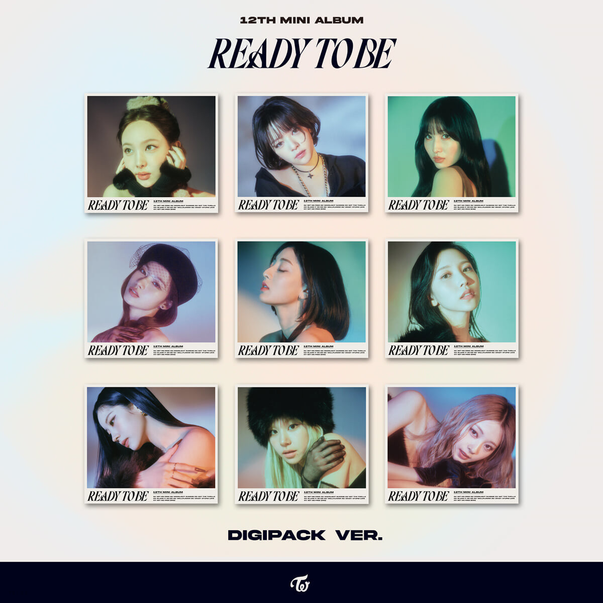 TWICE 12th Mini Album : READY TO BE (Digipack Ver)