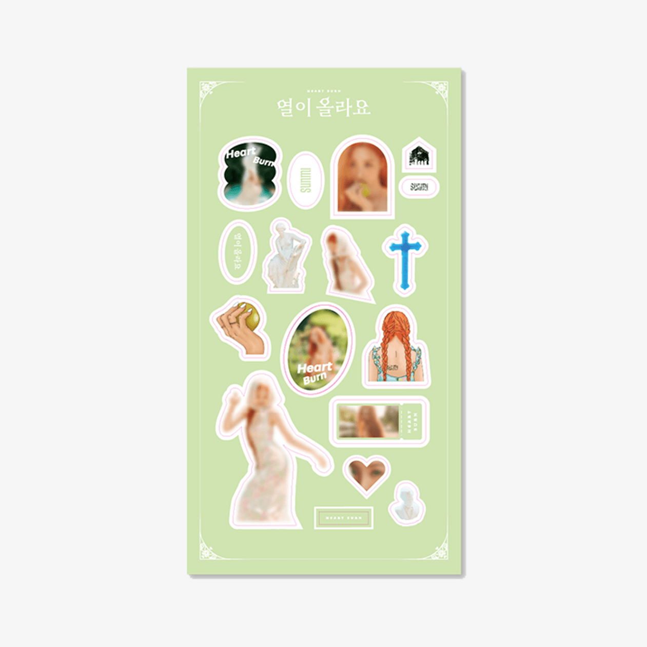 SUNMI HEART BURN Deco Sticker