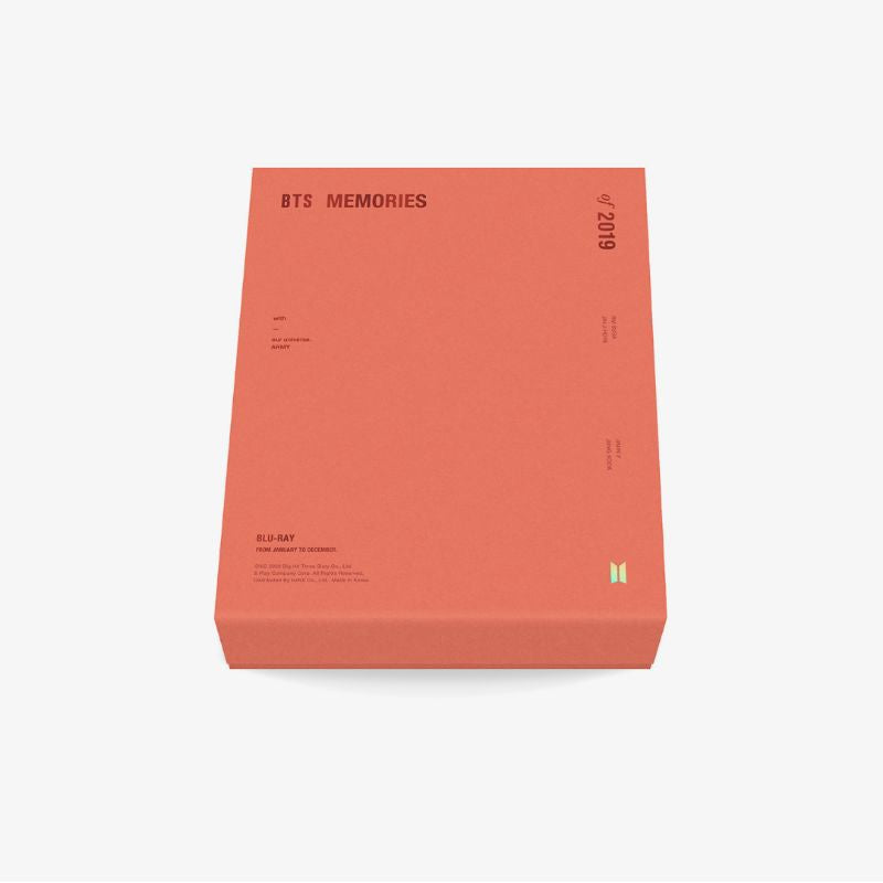 BTS Memories of 2019 Blu-Ray DVD
