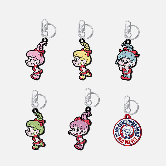 RED VELVET Red Velvet Loves GOOD LUCK TROLLS Keyring (Wendy Troll)