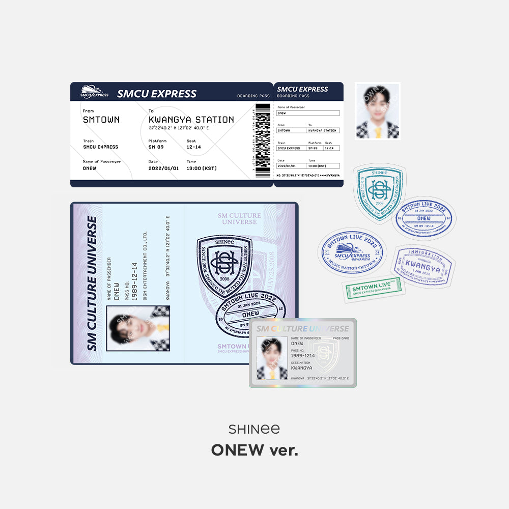 SHINee KWANGYA PASSPORT SET SMCU EXPRESS@KWANGYA