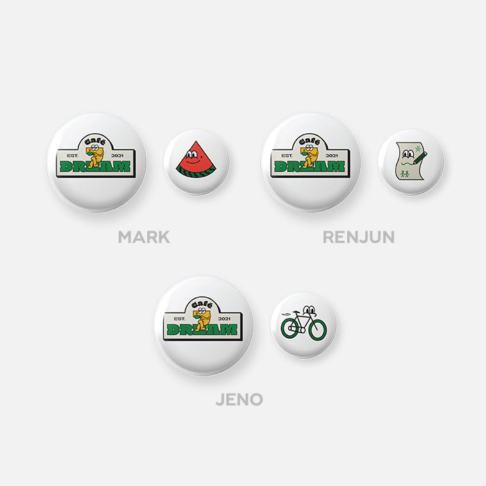 NCT DREAM Mini Eco Bag + Pin Badge Set Café 7 DREAM