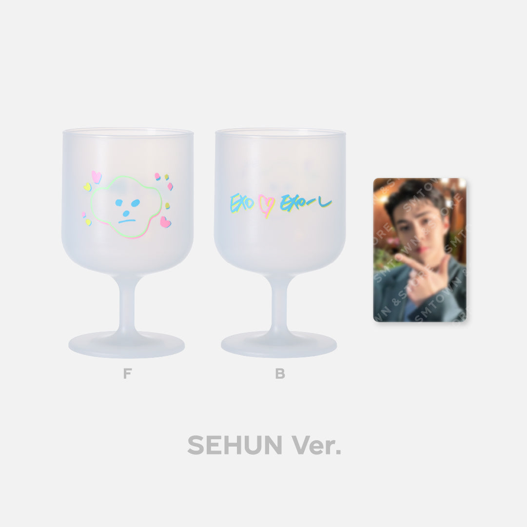 EXO 11th Anniversary DIY Plastic Wine Cup & Photo Card Set