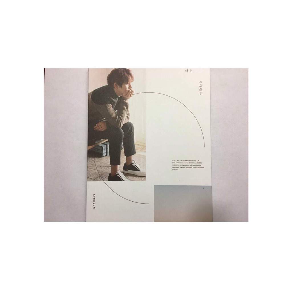 SUPER JUNIOR KYUHYUN 3rd Mini Album : Waiting, Still