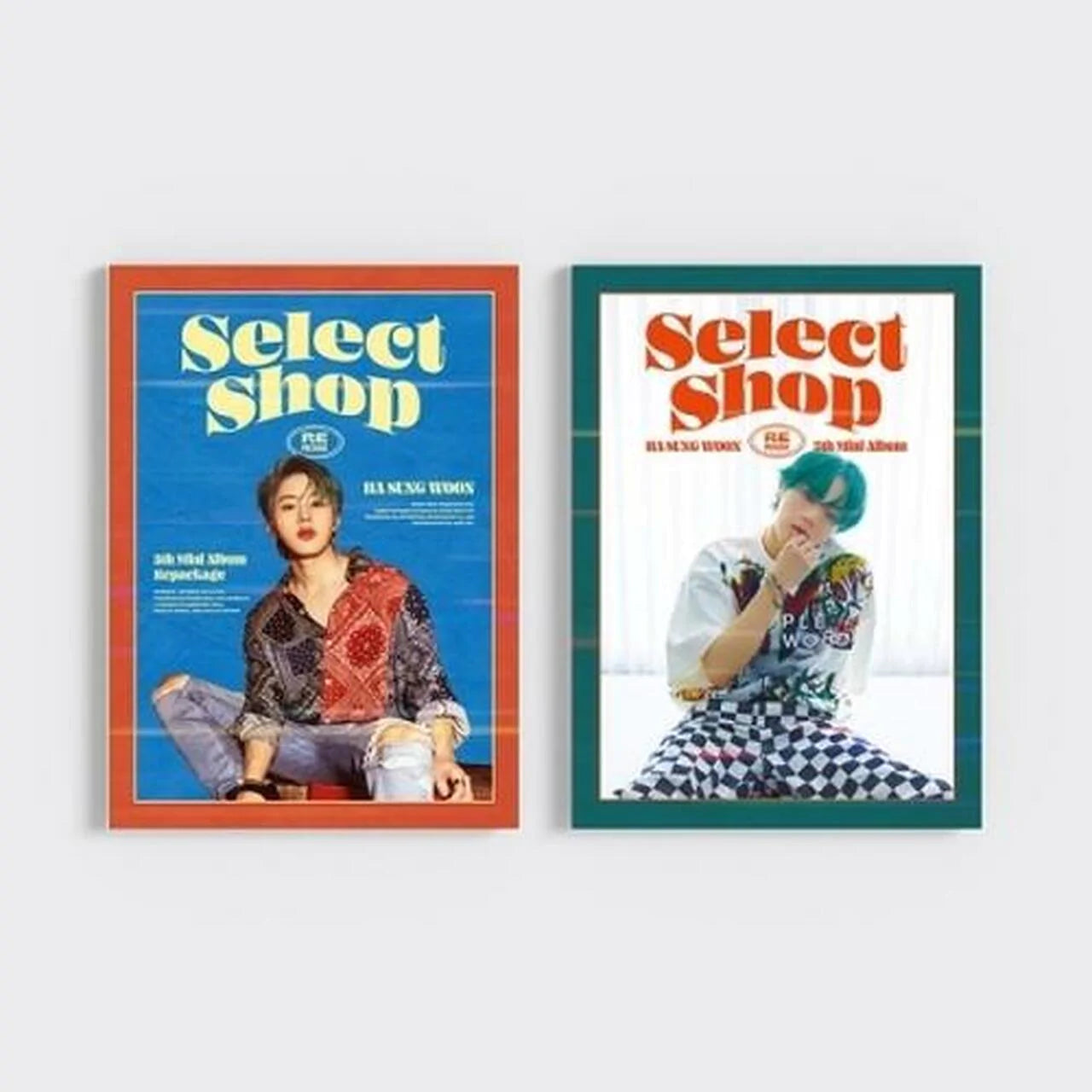 HA SUNG WOON 5th Mini Album Repackaged : Select Shop