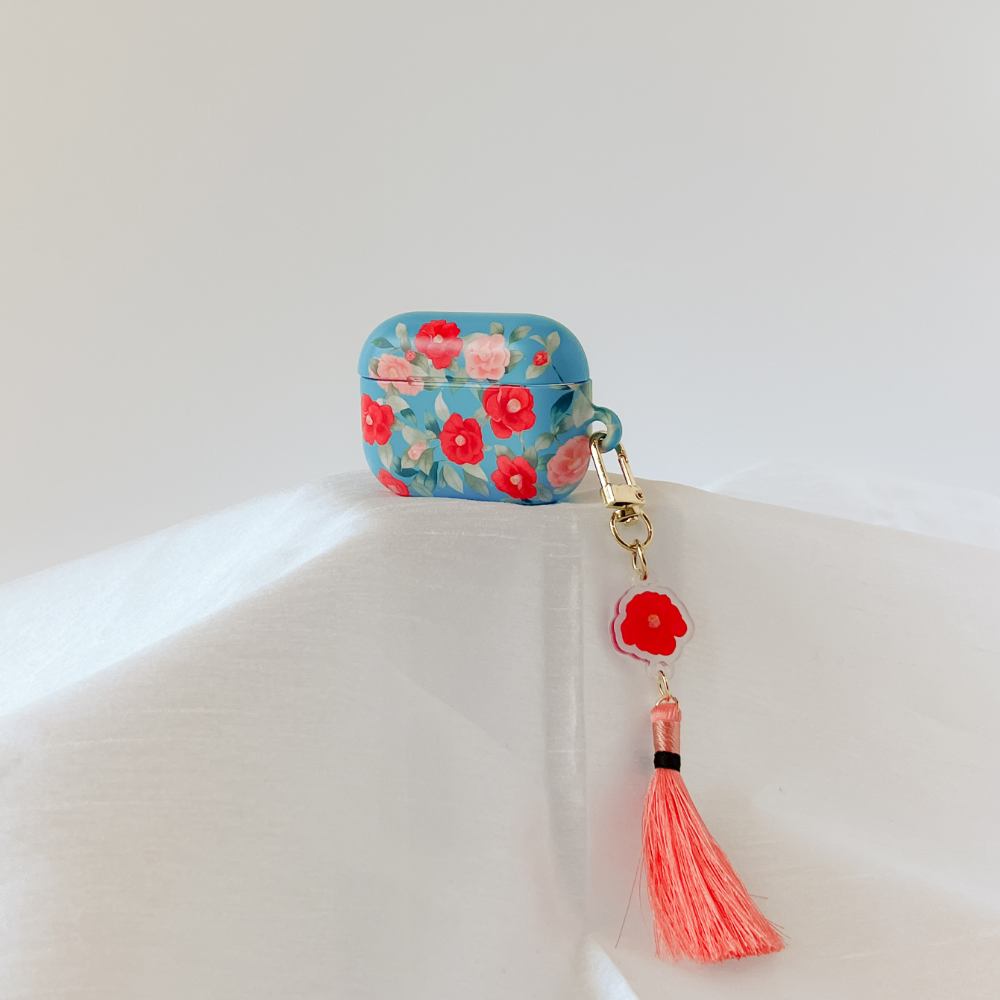 Korean Camellia Airpods / Buds Case