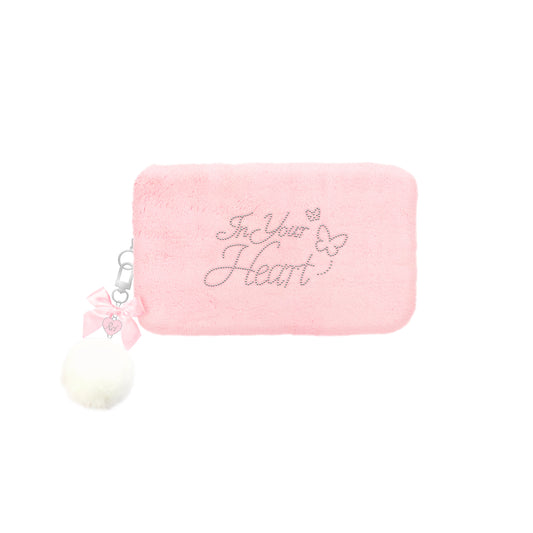 IVE [2nd Fanmeeting: MAGAZINE IVE] Fur Pouch + Keyring