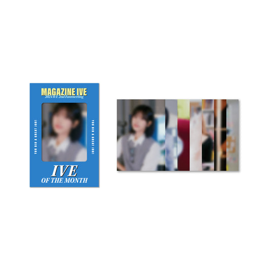 IVE [2nd Fanmeeting: MAGAZINE IVE] Frame Envelope + Postcard Set