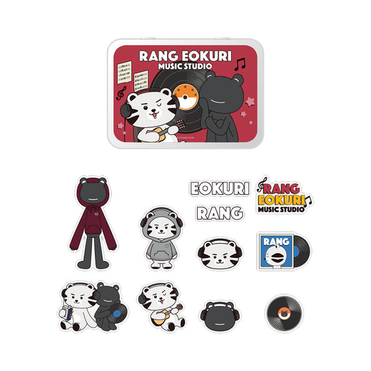 AHN HYO SEOP [RANG & EOKURI] Tin Case & Removable Sticker Set