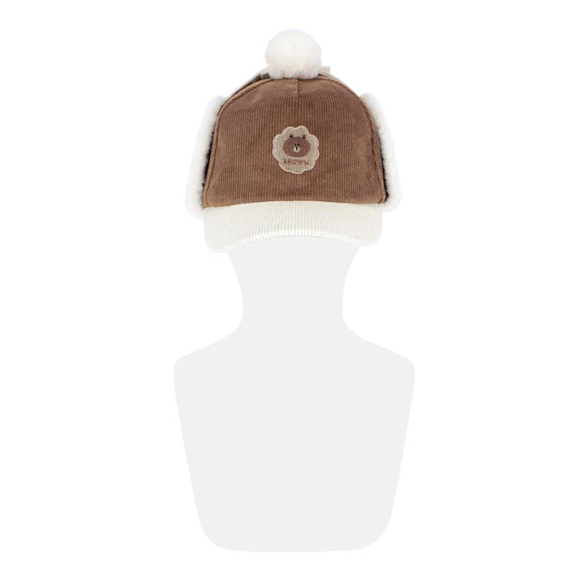 LINE FRIENDS Brown Cookie Corduroy Ball Cap