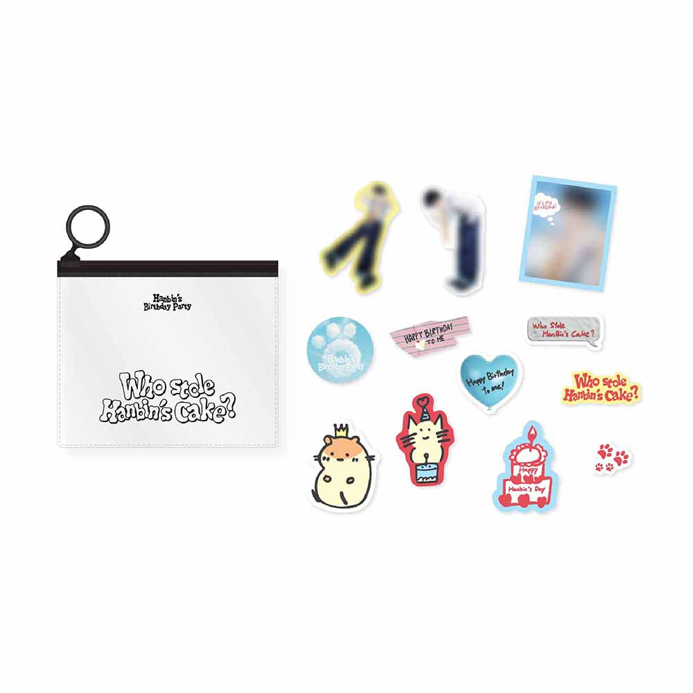 ZEROBASEONE [Hanbin's Birthday Party: Who stole Hanbin's Cake?] Sticker Set