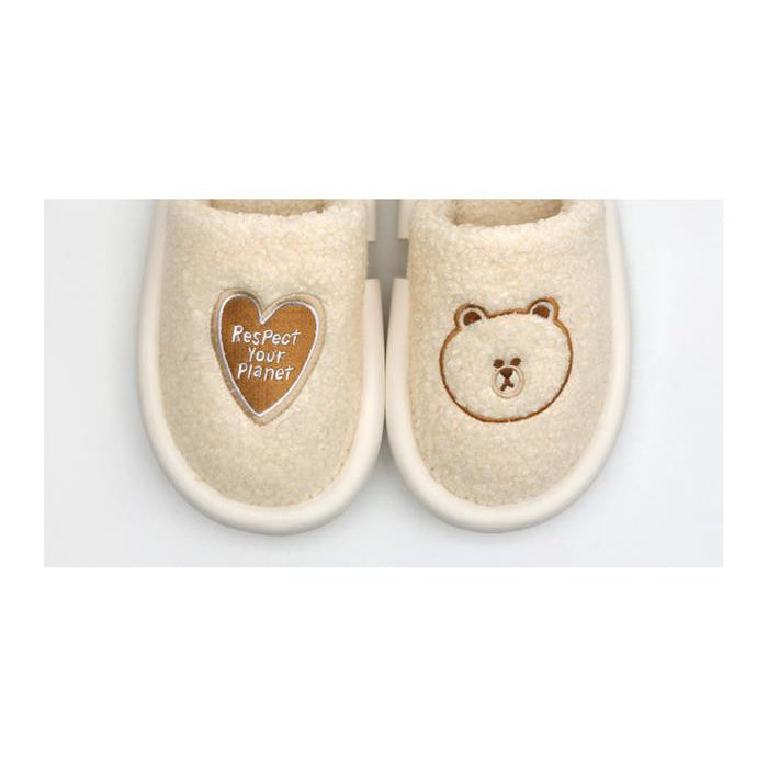 LINE FRIENDS Eco Light Fluffy Slipper