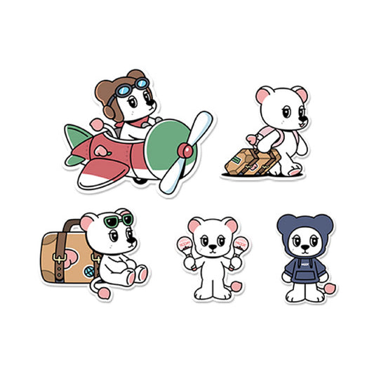 LEE DONG WOOK [Fanmeeting : MY SWEET HOME] Wookdong Luggage Sticker Set