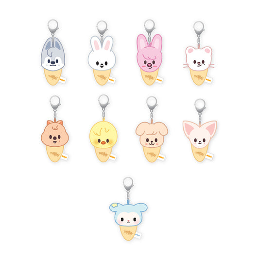STRAY KIDS [THIS & THAT] Plush Keyring (Ice Cream ver.)