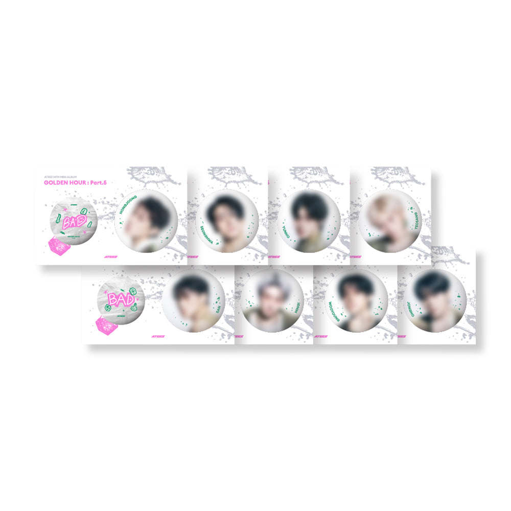 ATEEZ [GOLDEN HOUR : Part.5] Can Badge Set