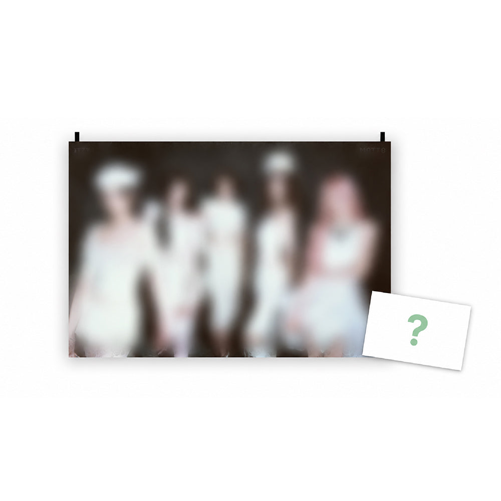 ITZY [MOTTO Pop-Up] Chiffon Fabric Poster