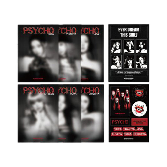 BABYMONSTER [PSYCHO] Mini Poster + Sticker Pack