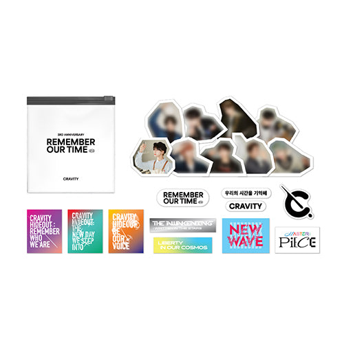 CRAVITY [The 3rd Anniversary : REMEMBER OUR TIME] Sticker Pack