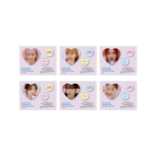 STAYC [2nd Fanmeeting : Swith Gelato Factory] Pin Button Set