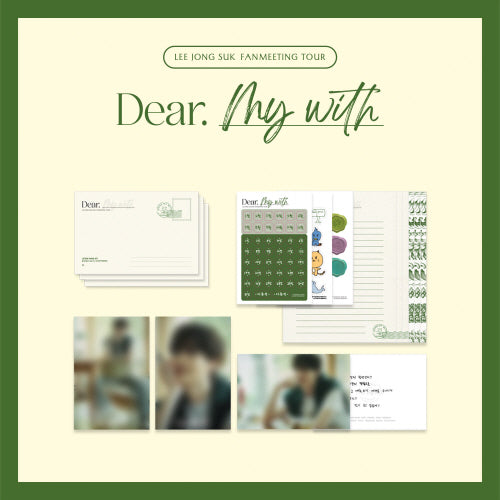 LEE JONG SUK [Fanmeeting: DEAR. MY WITH] Letter Paper Set