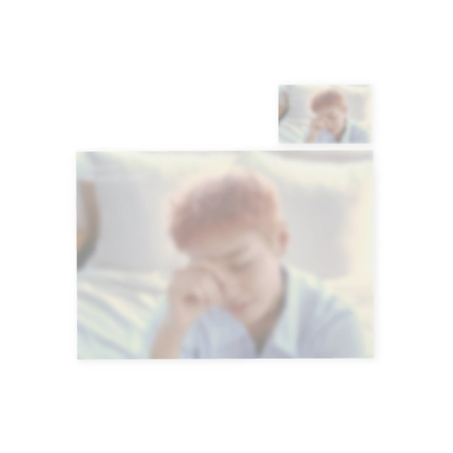 PARK JI HOON [REFLECT] Chiffon Fabric Poster