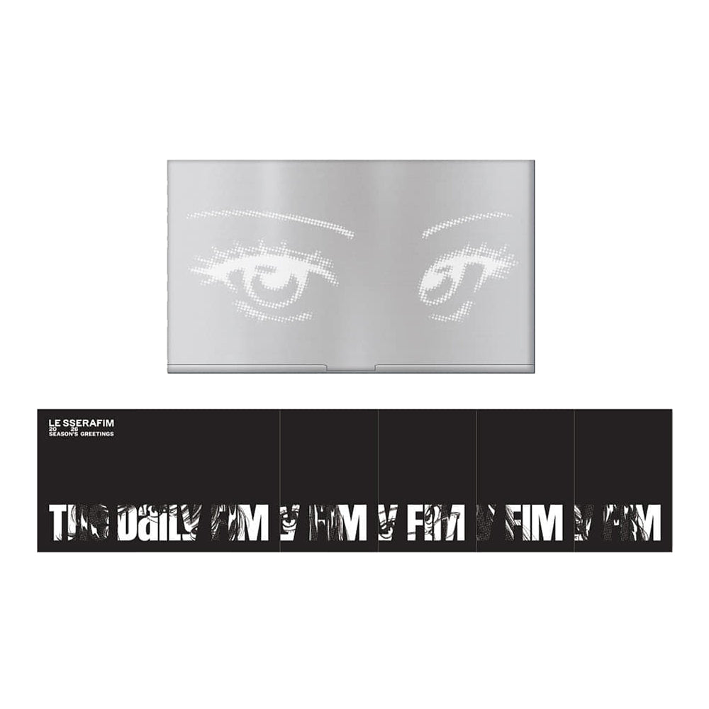 LE SSERAFIM [2026 Season’s Greetings: Holiday House] Name Card Case Set