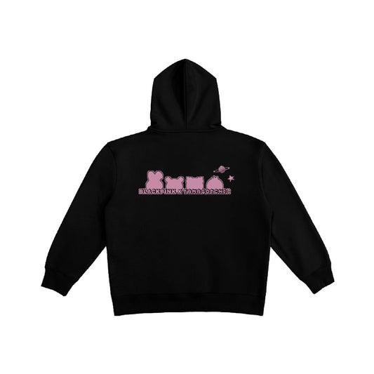 BLACKPINK [BLACKPINK X TAMAGOCHI] Pink Galaxy Hoodie (Black)
