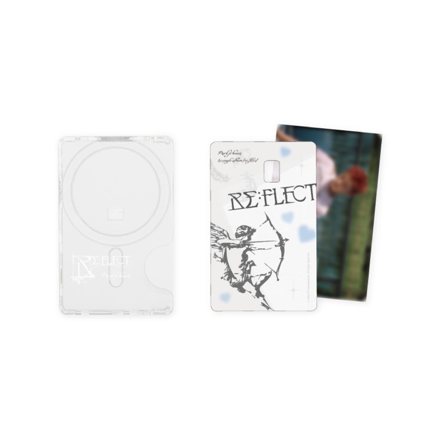 PARK JI HOON [REFLECT] Magnetic Card Case & Card Sticker Set