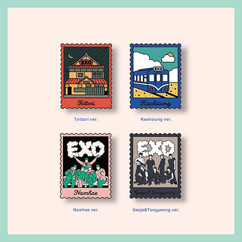 EXO [EXO's Travel the World on a Ladder Pop-Up] Metal Badge