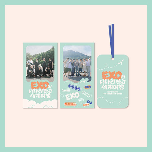 EXO [EXO's Travel the World on a Ladder Pop-Up] Film Bookmark Set