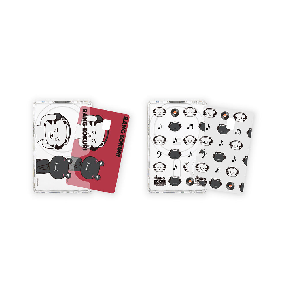 AHN HYO SEOP [RANG & EOKURI] Magnetic Card Case & Sticker Set
