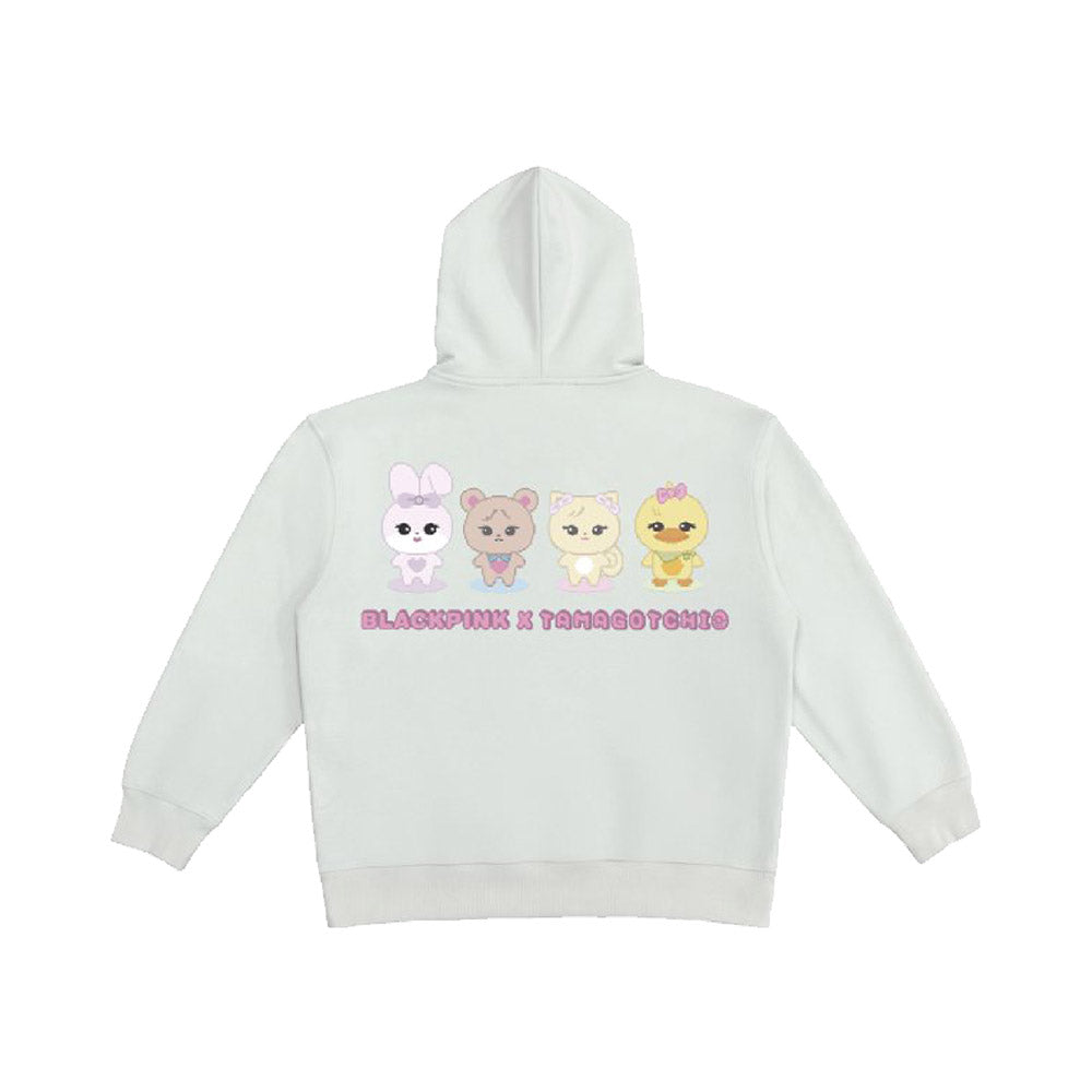 BLACKPINK [BLACKPINK X TAMAGOCHI] Basic Hoodie (Light Grey)