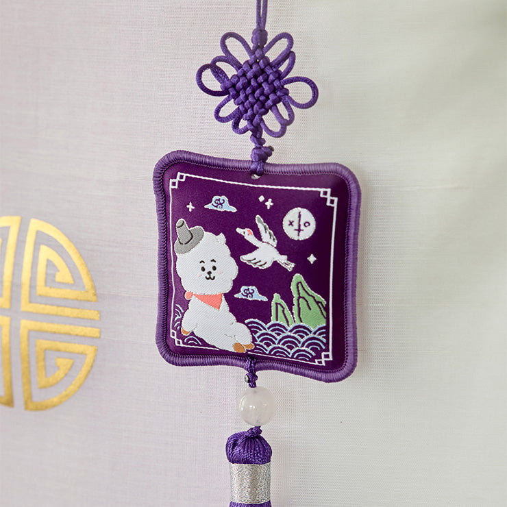 BT21 [Premium K-Edition] Embroidered Tassel Keyring