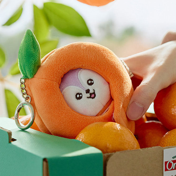 BT21 Baby [Orange Party] Plush Doll Keyring