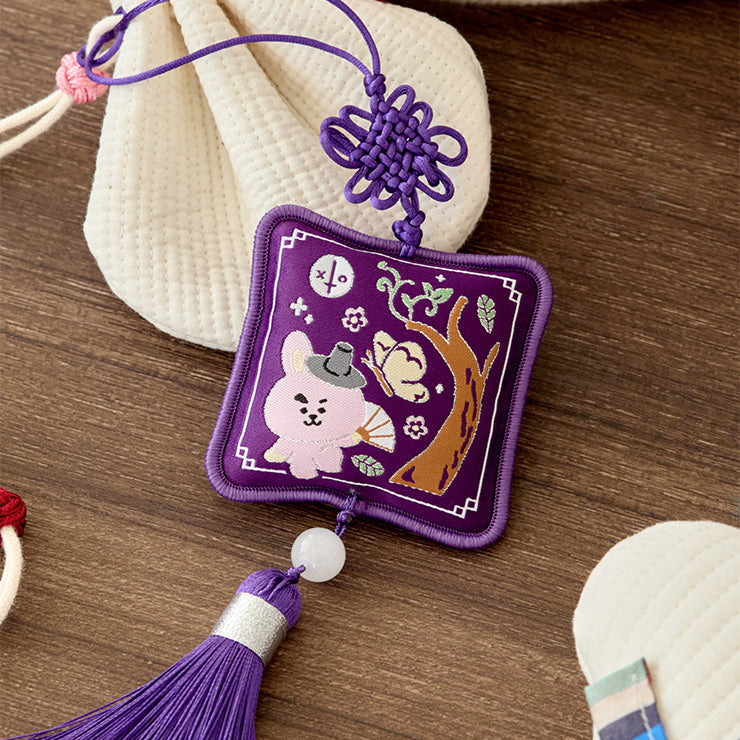 BT21 [Premium K-Edition] Embroidered Tassel Keyring