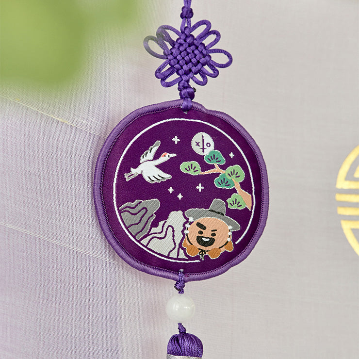 BT21 [Premium K-Edition] Embroidered Tassel Keyring